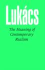 Meaning of Contemporary Realism - Book