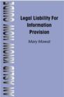 Legal Liability for Information Provision - Book
