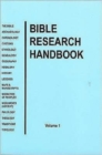 Bible Research Handbook : v. 1 - Book