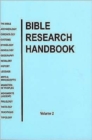 Bible Research Handbook : v. 2 - Book