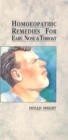 Homoeopathic Remedies for Ears, Nose & Throat - Book