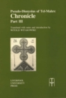 Pseudo-Dionysius of Tel-Mahre : Chronicle, Part III - Book