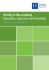 Writing in the academy : Reputation, education and knowledge - eBook