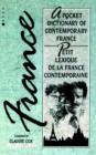 A Pocket Dictionary of Contemporary France : Petit Lexique de la France Contemporaine - Book