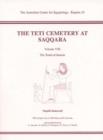 The Teti Cemetery at Saqqara VIII : The Tomb of Inumin - Book