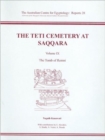 The Teti Cemetery at Saqqara, Vol. 9 - Book