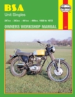 BSA Unit Singles (58 - 72) Haynes Repair Manual - Book