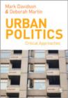Urban Politics : Critical Approaches - Book