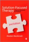 Solution-Focused Therapy : Theory, Research & Practice - Book