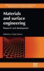 Materials and Surface Engineering : Research and Development - Book