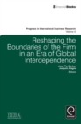 Reshaping the Boundaries of the Firm in an Era of Global Interdependence - Book