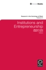 Institutions and Entrepreneurship - Book