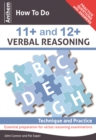 Anthem How To Do 11+ and 12+ Verbal Reasoning: Technique and Practice - Book