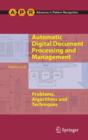 Automatic Digital Document Processing and Management : Problems, Algorithms and Techniques - Book