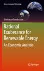 Rational Exuberance for Renewable Energy : An Economic Analysis - eBook