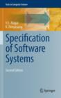 Specification of Software Systems - Book