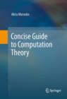 Concise Guide to Computation Theory - Book