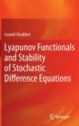 Lyapunov Functionals and Stability of Stochastic Difference Equations - Book