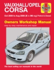 Vauxhall/Opel Corsa Petrol & Diesel (Oct 00 - Aug 06) Haynes Repair Manual - Book