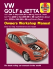 VW Golf (04 - Sept 08), Golf Plus (05 - Mar 09) & Jetta (06 - 09) Haynes Repair Manual - Book