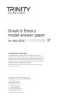 Trinity College London Theory Model Answers Paper (2013) Grade 6 - Book