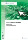 ECDL Word Processing Software Using Word 2010 (BCS ITQ Level 1) - Book