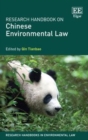 Research Handbook on Chinese Environmental Law - eBook