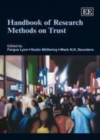 Handbook of Research Methods on Trust - eBook