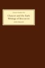 Chaucer and the Early Writings of Boccaccio - Book