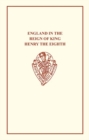 England in the Reign of King Henry VIII - Book