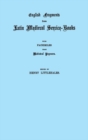 English Fragments from Latin Medieval Service-Books - Book