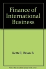 Finance of International Business - Book