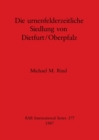 Die Urnenfeldzeitliche Siedlung von Dietfurt/Oberpfalz - Book