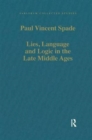 Lies, Language and Logic in the Late Middle Ages - Book