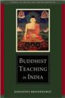 Buddhist Teaching in India - Book
