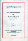 Farm Business Statistics for South East England : Supplement for 2002 - Book