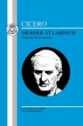 Cicero: Murder at Larinum : Selections from the Pro Cluentio - Book