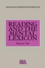 Reading and the Mental Lexicon - Book