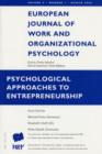 Psychological Approaches to Entrepreneurship : A Special Issue of the European Journal of Work and Organizational Psychology - Book