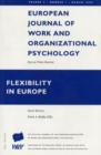 Flexibility in Europe : A Special Issue of the European Journal of Work and Organizational Psychology - Book