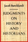 Judgments on History & Historians - Book