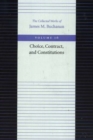 The Choice, Contract, and Constitutions - Book