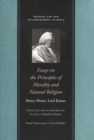 Essays on the Principles of Morality & Natural Religion - Book