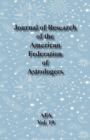Journal of Research of the American Federation of Astrologers Vol. 19 - Book