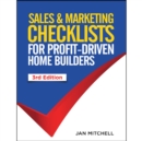 Sales And Marketing Checklists for Profit-Driven Home Builders - Book