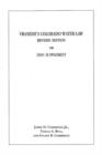 Vraneshs Water Law Supp 2005 - Book