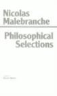 Malebranche: Philosophical Selections - Book