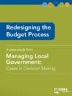 Redesigning the Budget Process : Cases in Decision Making - eBook