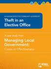 Theft in an Elective Office : Cases in Effectiveness: Achieving Effective Community Leadership: - eBook