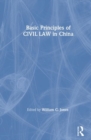 Basic Principles of CIVIL LAW in China - Book
